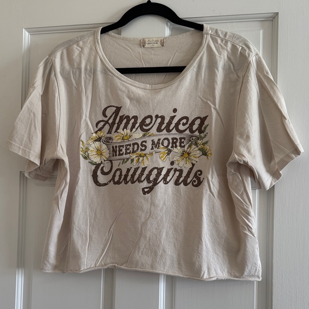 Altar'd State Cowgirls Floral Graphic Tee